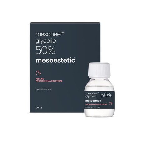 MESOESTETIC Mesopeel Glycolic 50% : Peeling Professionnel Anti-Âge et Illuminateur | 50ml + neutralisant