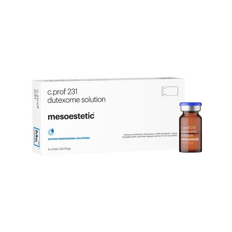 MESOESTETIC c.prof 231 Dutexome Solution : Traitement Capillaire Anti-Chute et Redensifiant | 5 flacons de 5ml