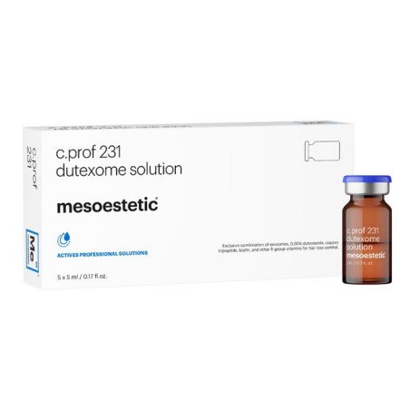 MESOESTETIC c.prof 231 Dutexome Solution : Traitement Capillaire Anti-Chute et Redensifiant | 5 flacons de 5ml