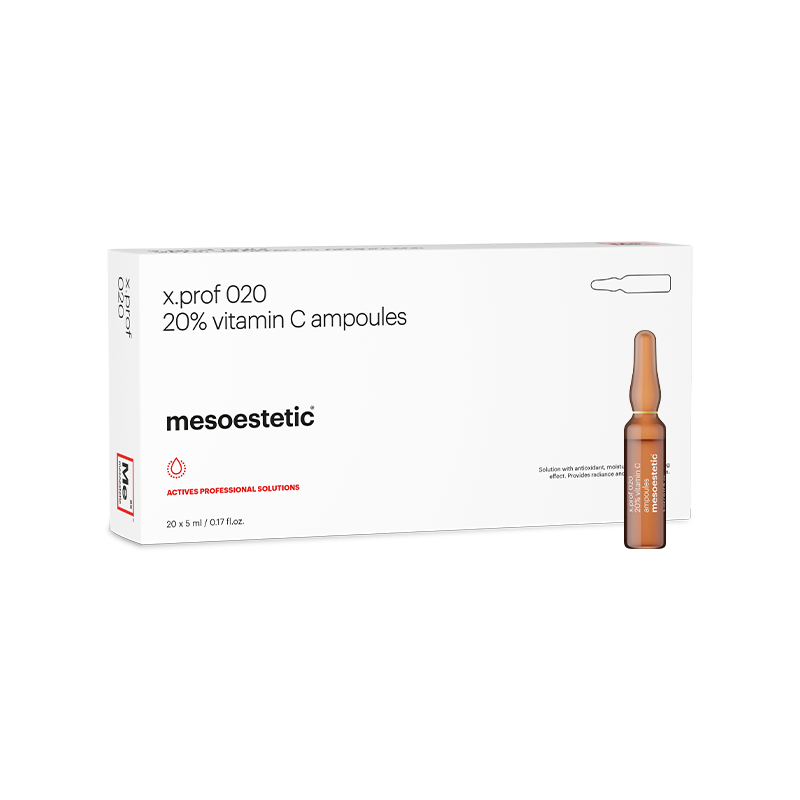 MESOESTETIC x.prof 020 vitamin C 20% | 20 ampoules de 5ml