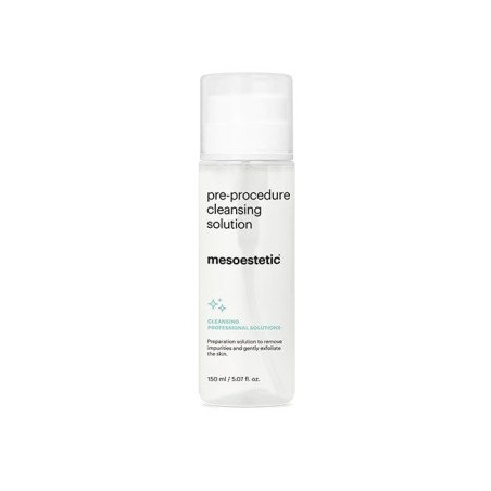 MESOESTETIC Pré-procédure cleansing solution : Nettoyant Préparateur pour Soins Esthétiques | flacon de 150ml