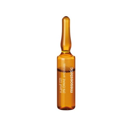 MESOESTETIC x.prof 021 DMAE 3% : Traitement Raffermissant et Liftant pour Peaux Matures | 20 ampoules de 5ml