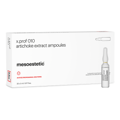 MESOESTETIC x.prof 010 artichoke extract : Solution Détoxifiante et Drainante pour Cellulite et Rétention d'Eau | 20 ampoules de